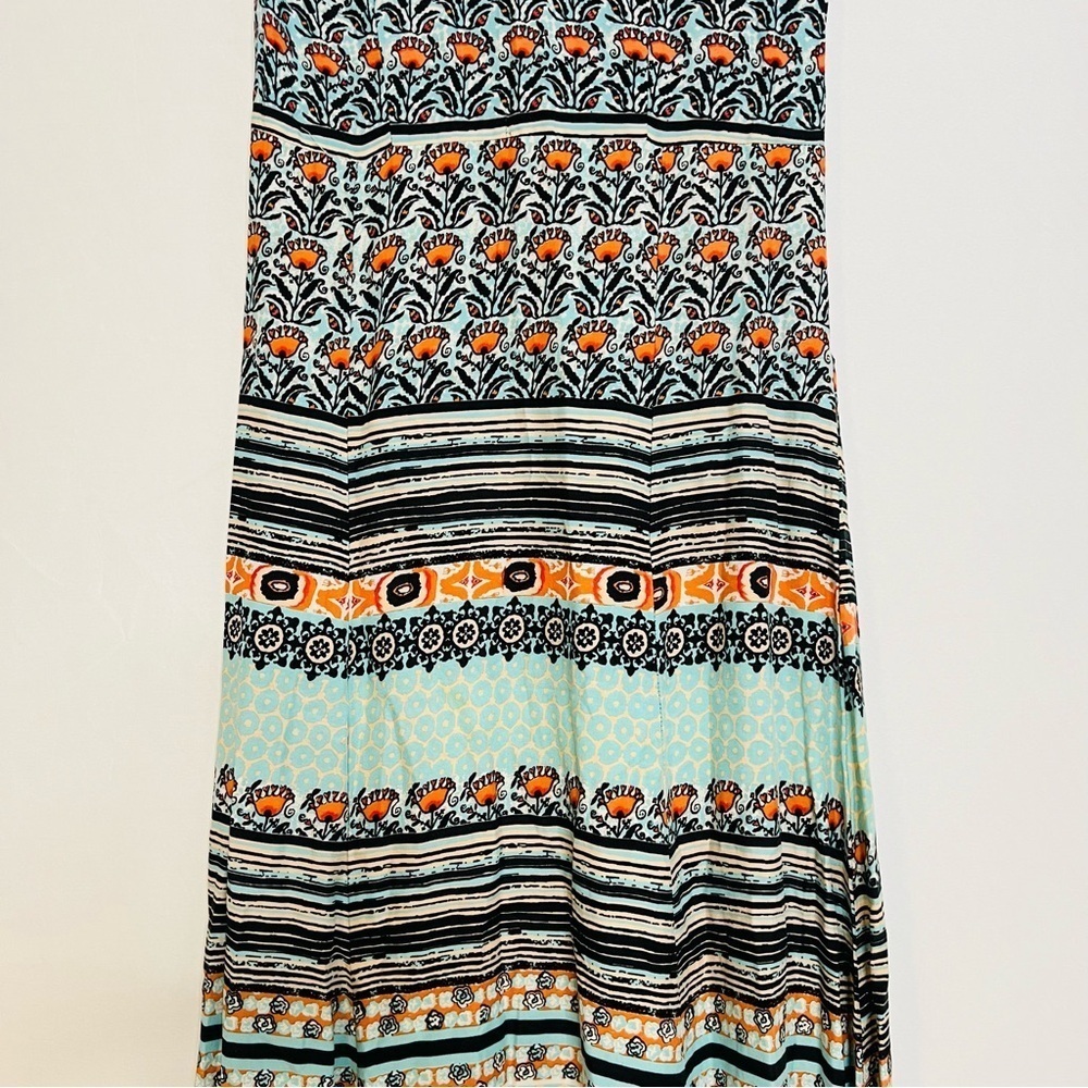 Biba Floral Bohemian-Print Boho Print Sleeveless Maxi Dress. Size Small. - Picture 9 of 14